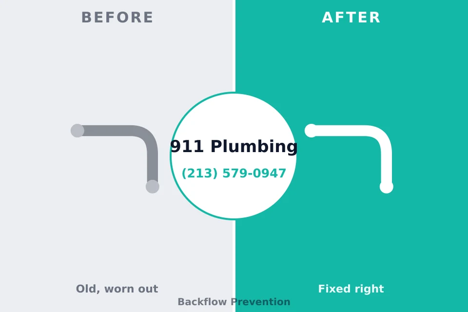 Before and after: plumbing repair Sylvania, AL
